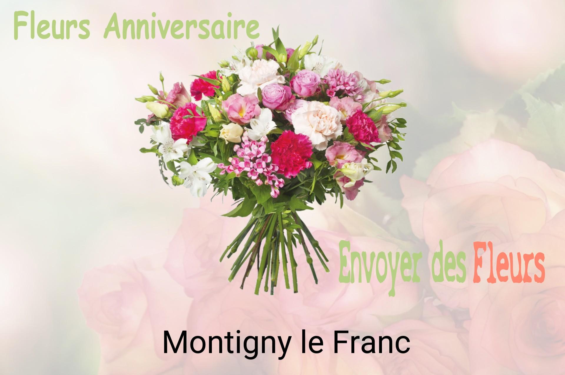 Bouquet de fleurs d’anniversaire livré à Montigny-le-Franc