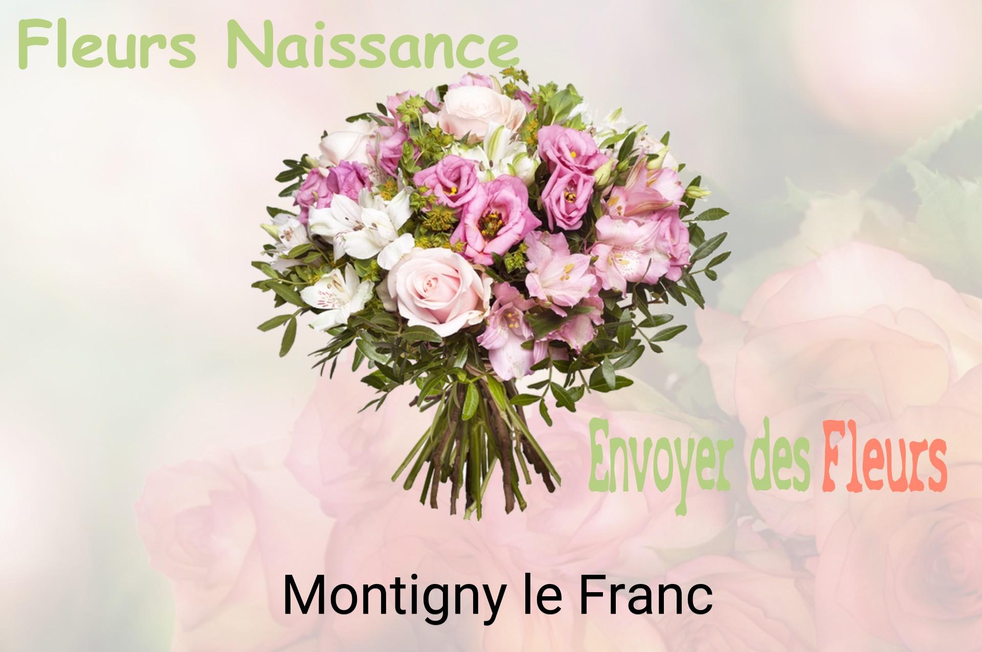 Bouquet de fleurs de naissance livré à Montigny-le-Franc