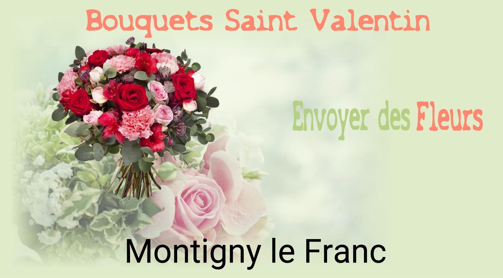 Roses de Saint-Valentin livrées à Montigny-le-Franc